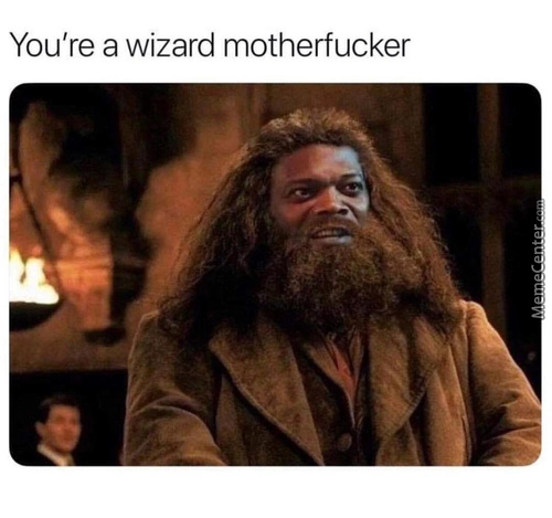 U r a wizard - meme