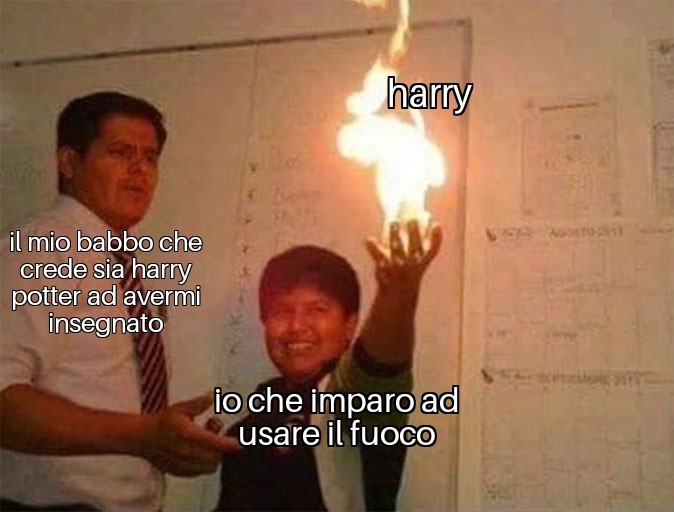 Harry sei un mago - meme