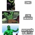 Si Hulk tuviera una adaptación de Netflix si no fuera propiedad de Disney