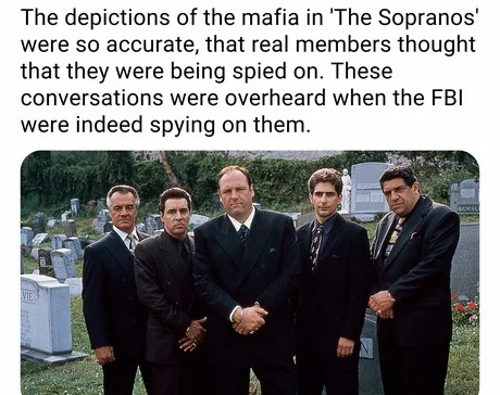 The Sopranos fun fact - meme