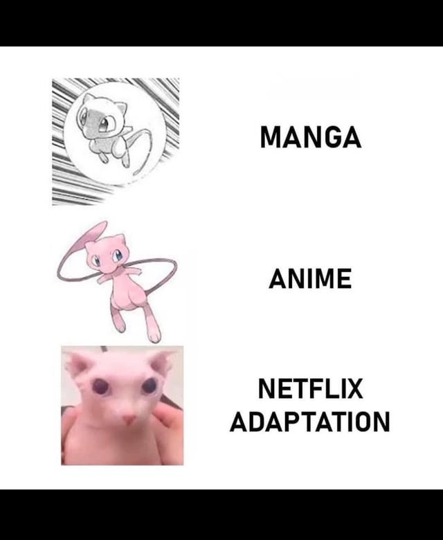Netflix adaptación de mewtwo - meme