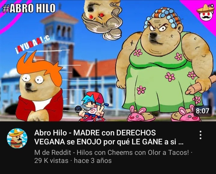 El autor de arriba es el doge de la derecha - meme