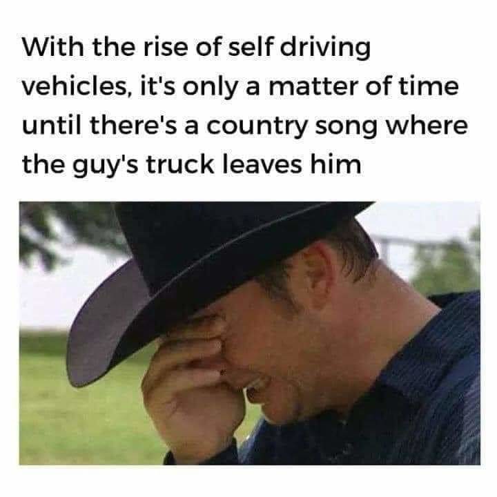 Lost my truck in a country song - meme