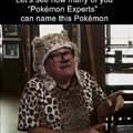 lets see who's really a pokémon expert