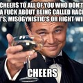 Cheers to you all.