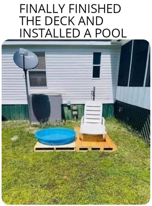 Deck & Pool - meme