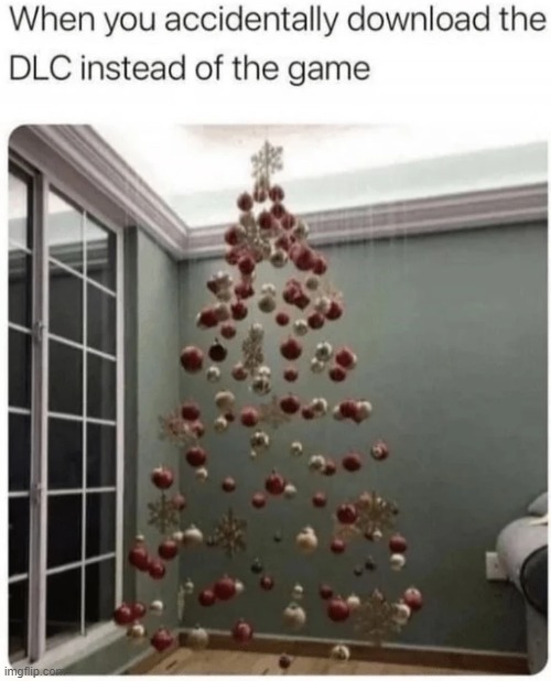 Christmas DLC tree - meme