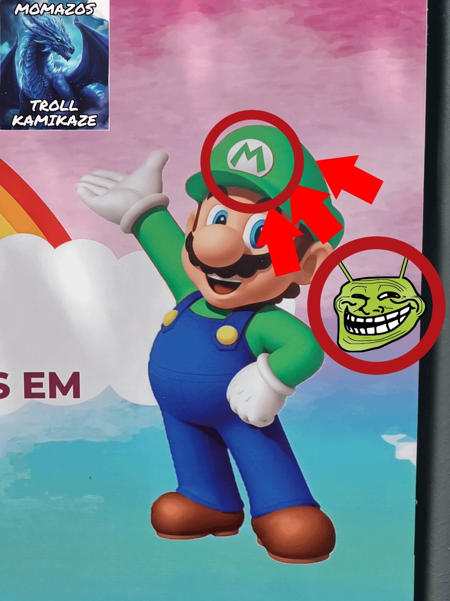 Bueno, yo me voy vigilando la puerta, no vaya a ser que Nintendo me demande por subir este meme