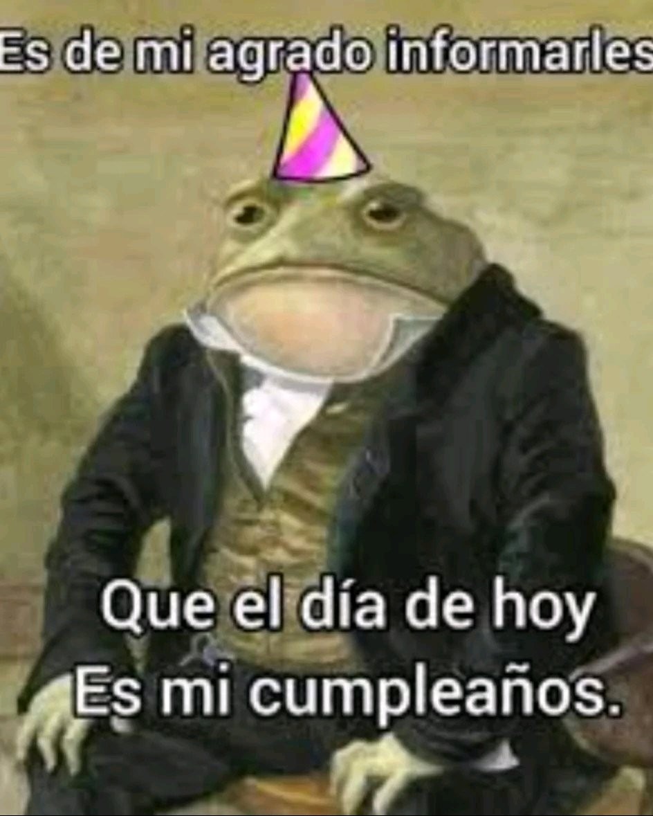 El mío es hoy el 25 de abril:happy: - meme
