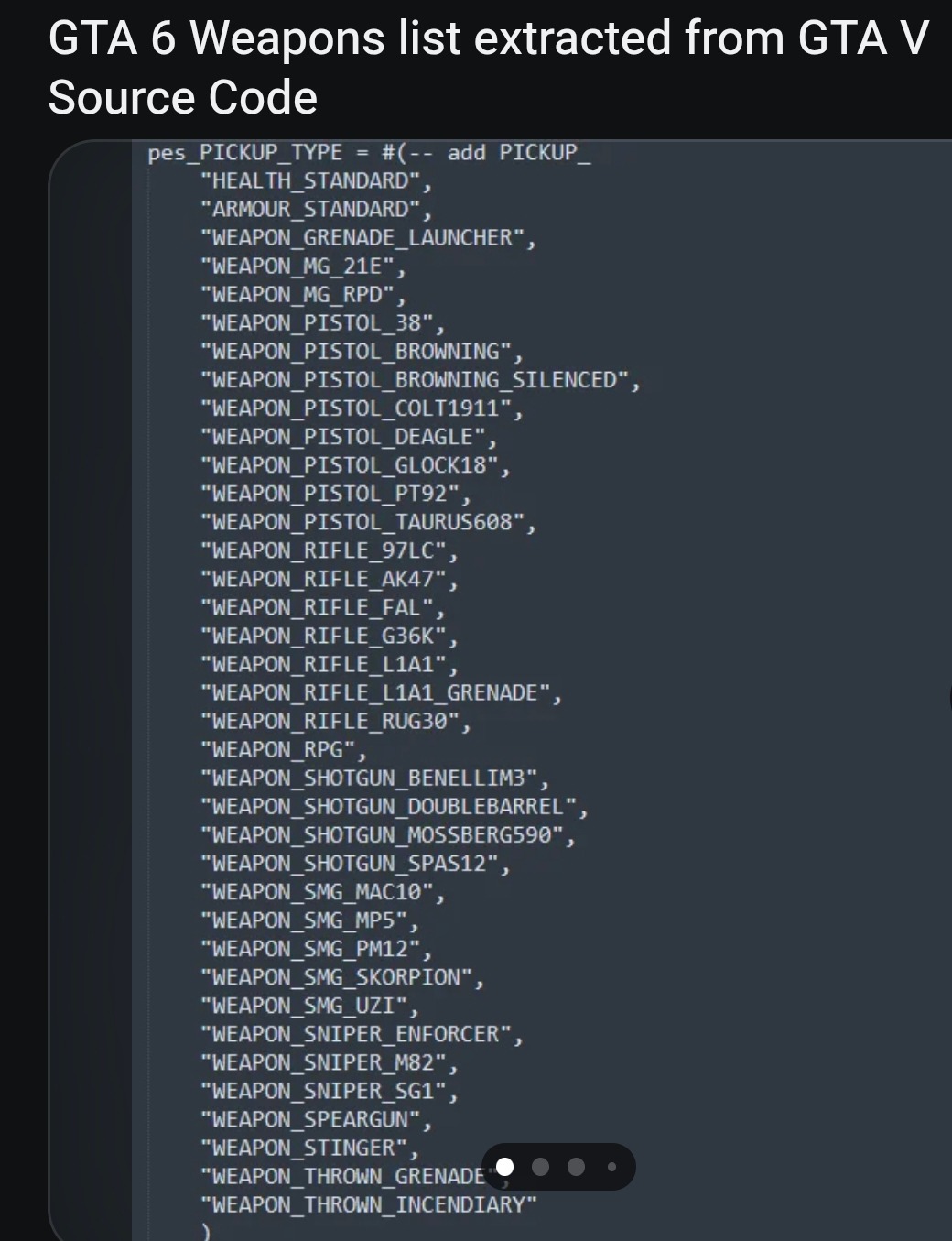 GTA 6 weapons list got more options than a Call of Duty menu - meme