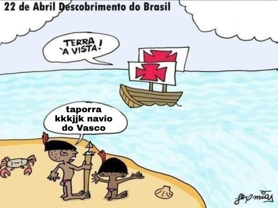 Navio do Vasco é foda kkkkk - meme