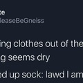 I hate dewy socks