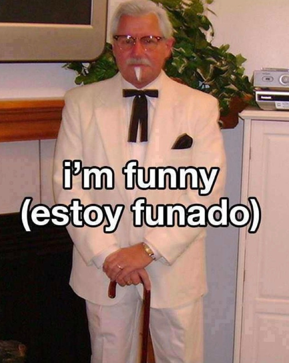 Cuando ya sabes que estás funado y solo queda reírse - meme