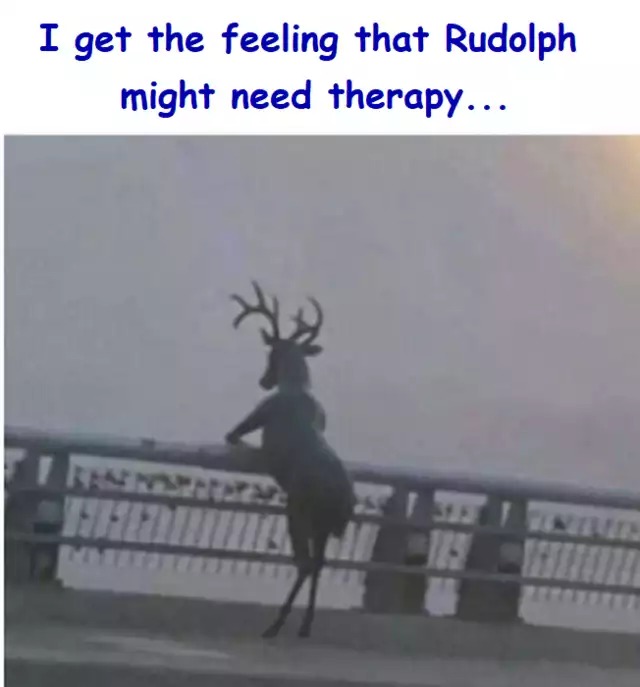 Poor Rudolph - meme