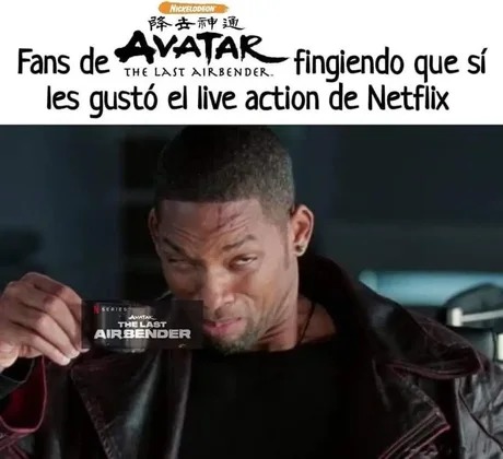 Avatar: The Last Airbender de Netflix está bueno - meme