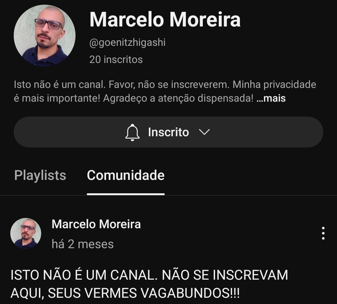 Achei esse canal no YouTube. Muito bom, recomendo  - meme