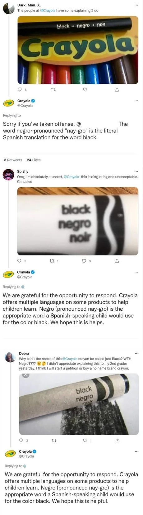 Crayola black crayon - meme