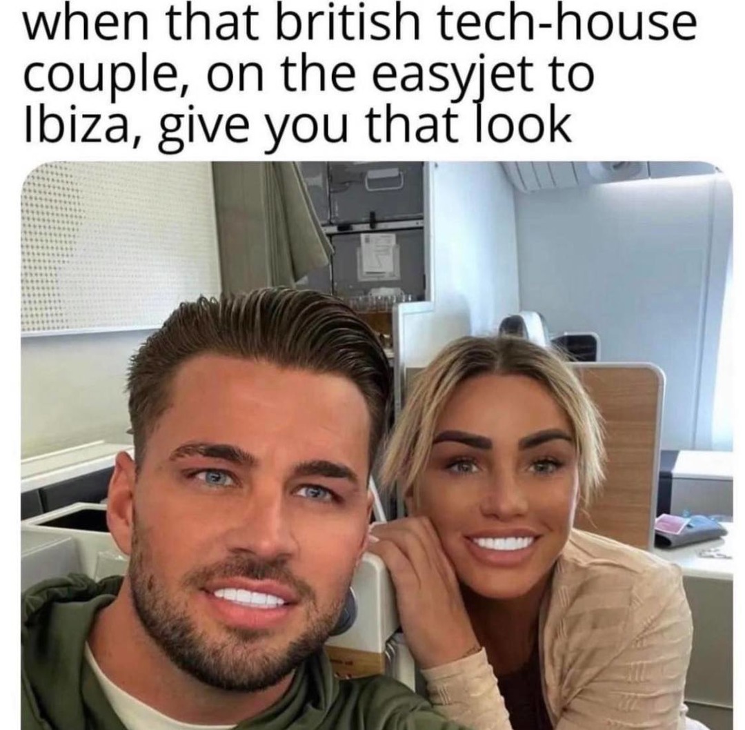 You just know they're headed to Ibiza chaos - meme