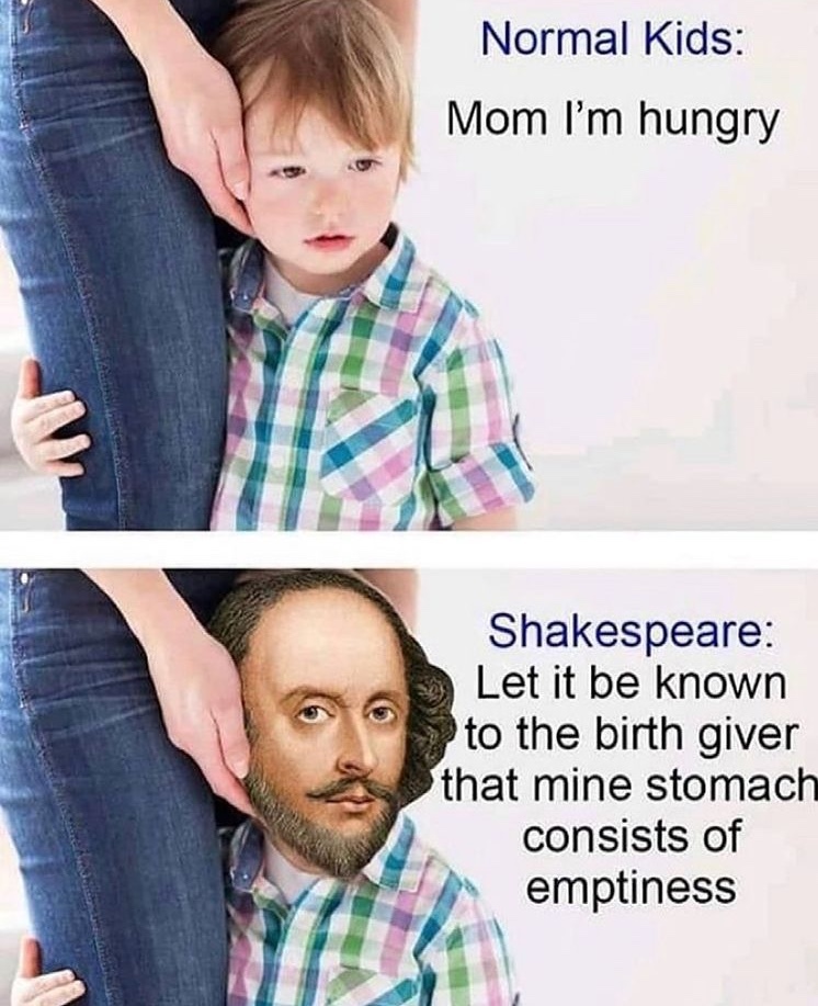 damn it Shakespeare - meme