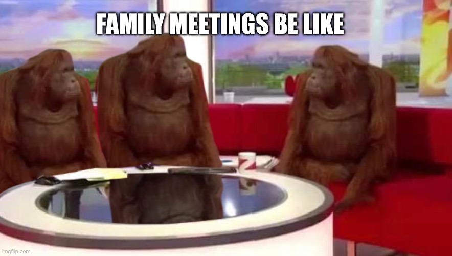 Family meeting - meme