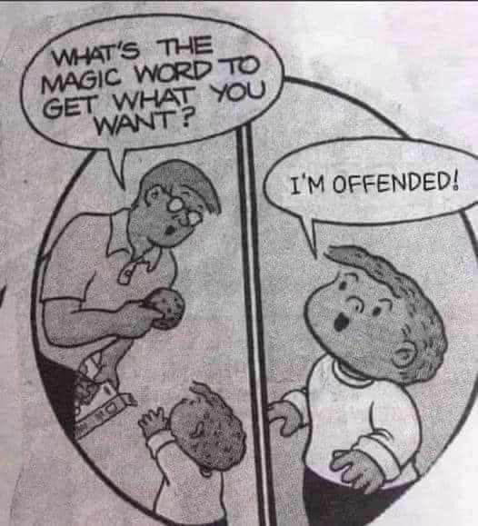 im offended - meme