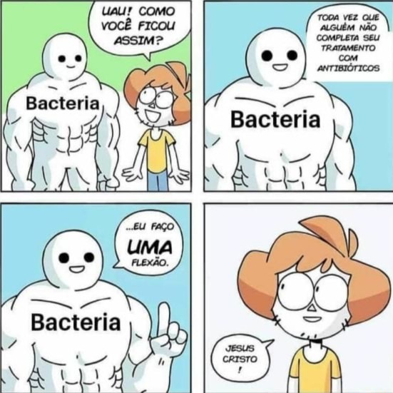 Bactérias - meme