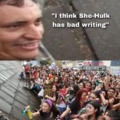 She-Hulk has bad writing