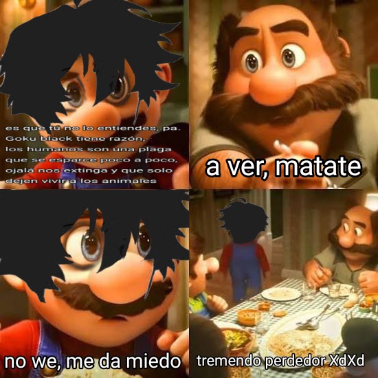 malditos edgys de mierda, los villanos no tienen razón y siempre no lo tendrán. - meme