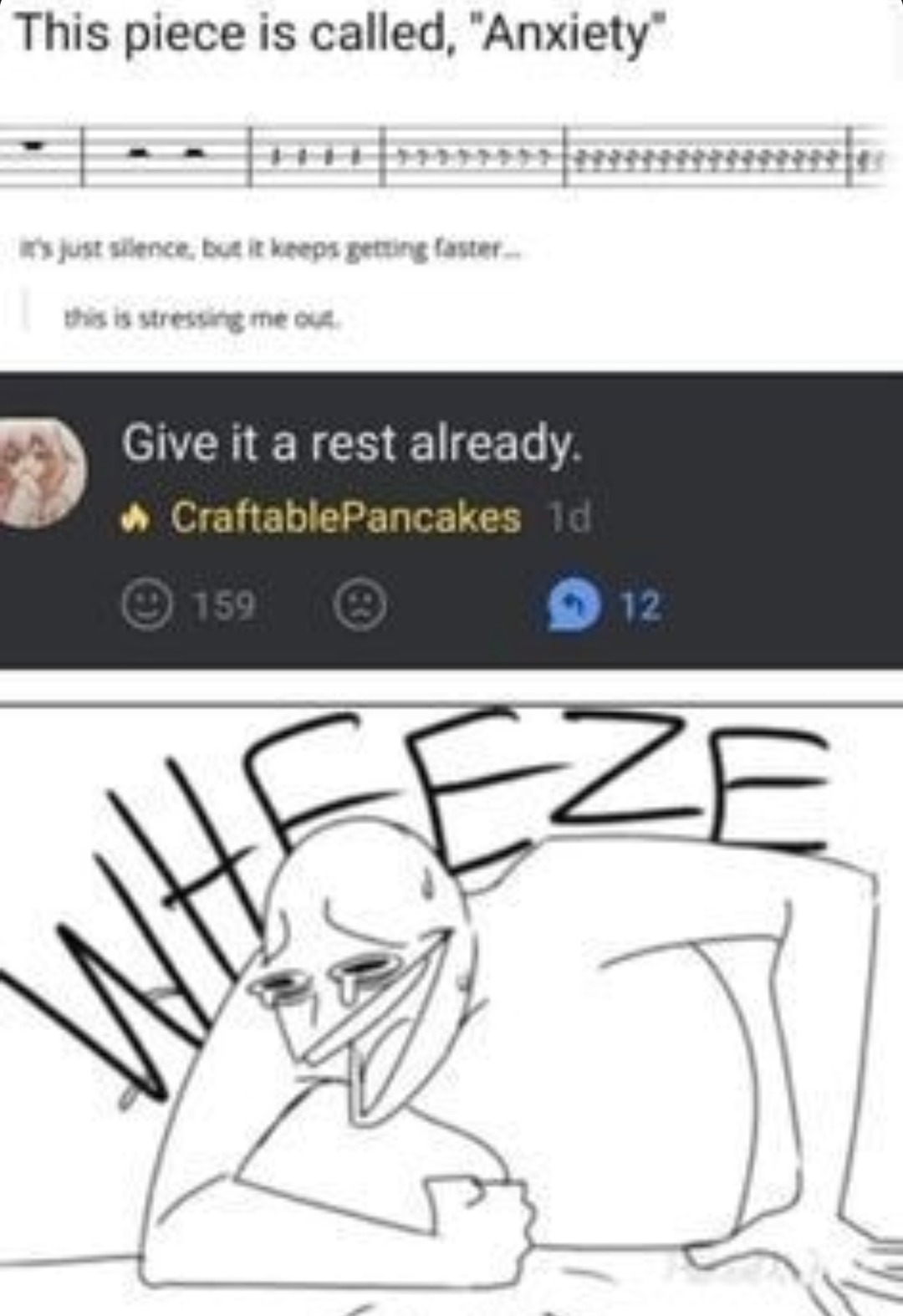 This masterpiece is called Anxiety, relatable af - meme