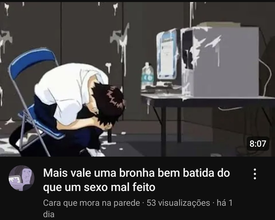 As vezes o YouTube me recomenda umas coisas esquisitas... - meme