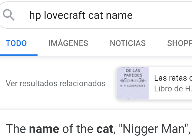 Nombre del gato de Lovecraft - meme