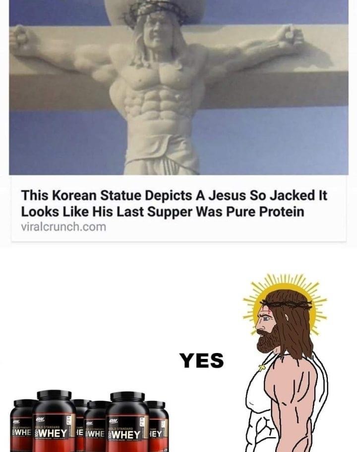 Jesus shredded - meme