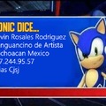 Sonic dice...
