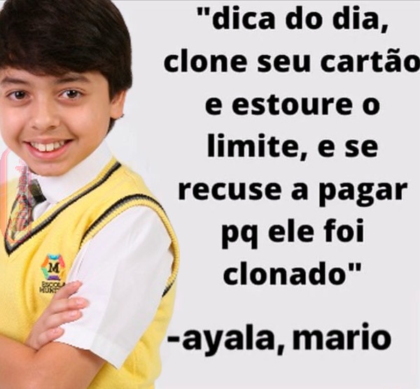 rapaz nao e uma ma ideia, mas tem que comprar com conta fake e IP diferente - meme