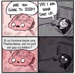 J'ai fait une nuit blanche à cause de cette question - meme