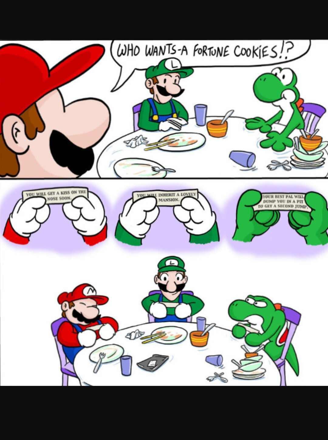 Mario is a dick - meme
