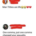 One comma