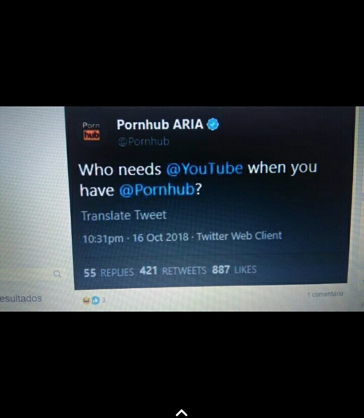 Pornhub > youtube - meme