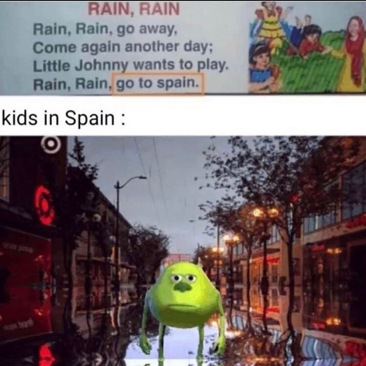 spain without the s - meme