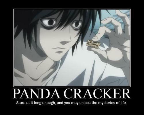 Panda cracker. - meme