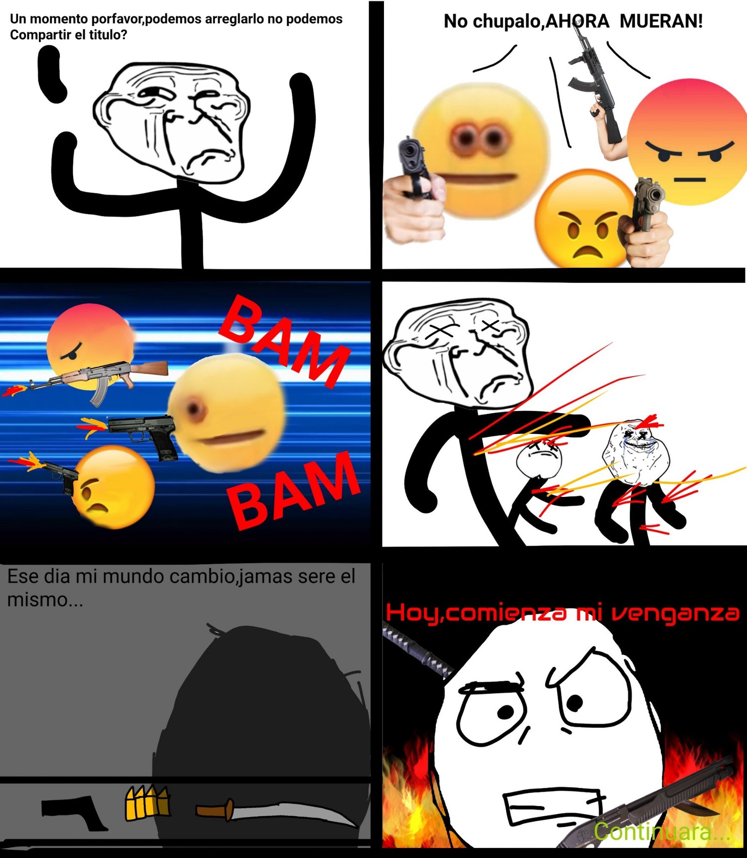 Emojis vs rages;la batalla capitulo 2 - meme