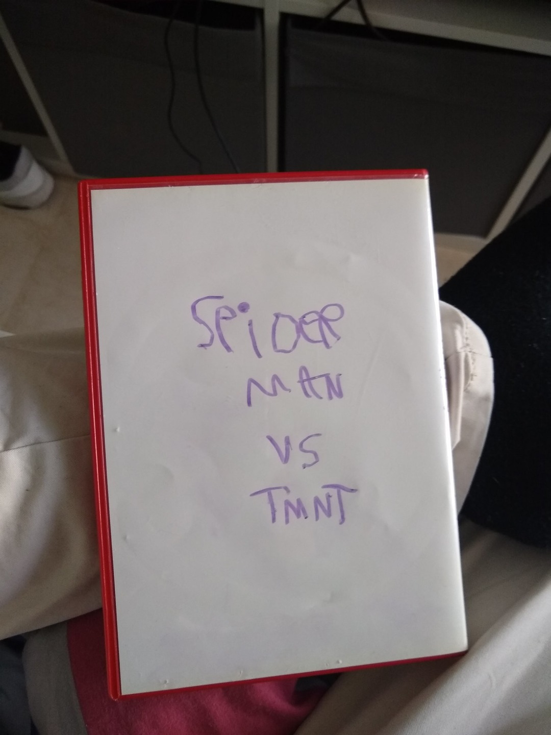 El DVD de Spiderman vs tmnt - meme