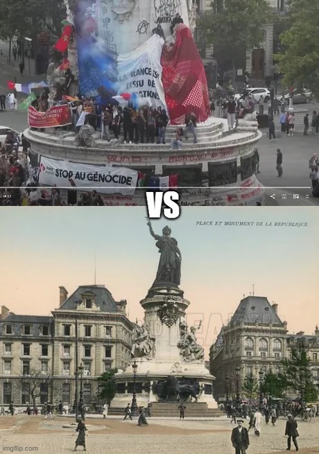 Left wing won in the French elections - meme
