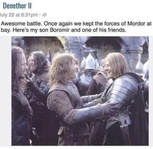 Boromir and whats-his-name - meme