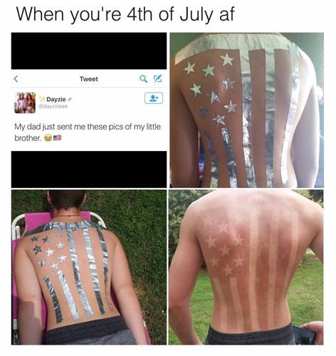 Pics of my brother for 4th july, 2022 - meme