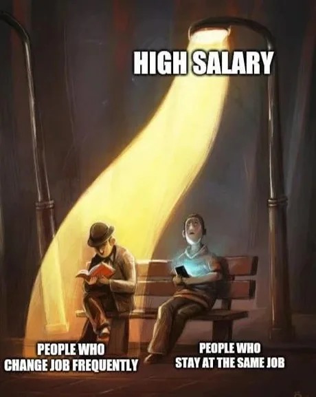 High salary - meme