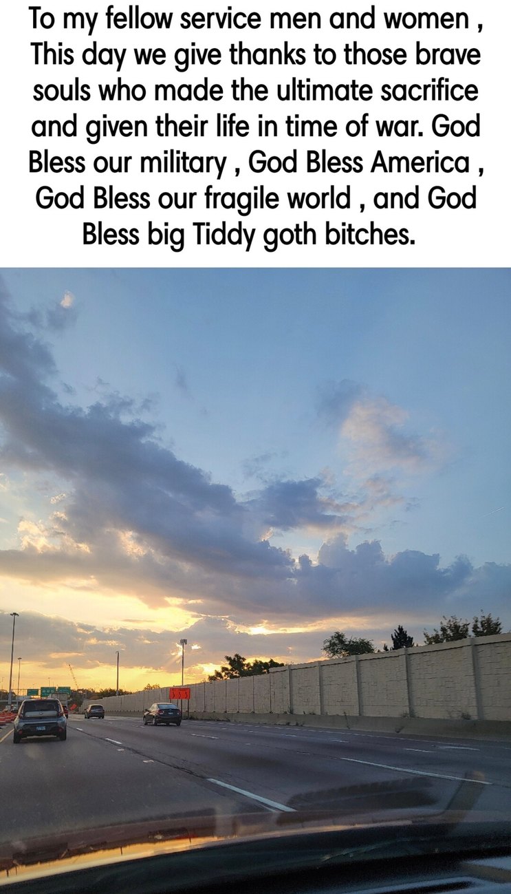 god bless america and goth tiddy bitches - meme
