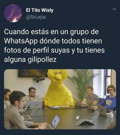 grupo whatsapp y yo random - meme