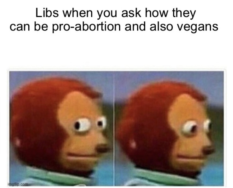 Milk bad, abortion good - meme
