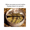 Popeye wasn't on spinach